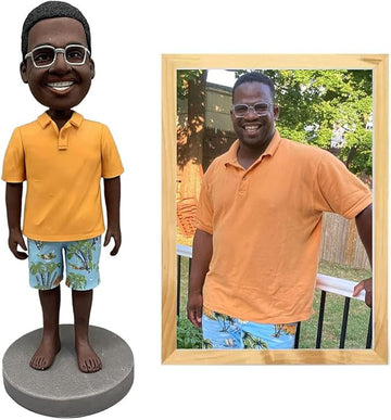 Muñecas Personalizadas con tu Cara y Vestidas Totalmente Personalizable Grabado Regalos para Padre